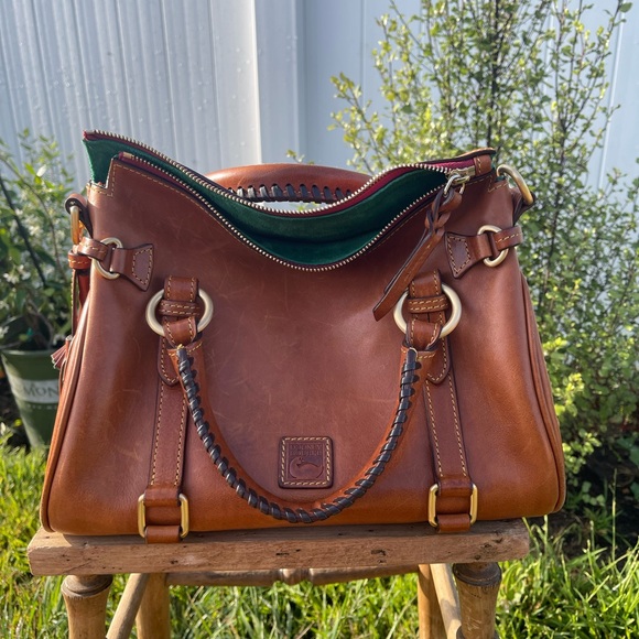 Dooney bourke Florentine leather satchel small - Picture 2 of 13